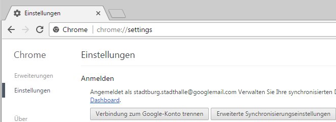 chrome://settings