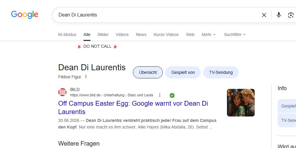 Suchergebniss nach Dean Di Laurentius