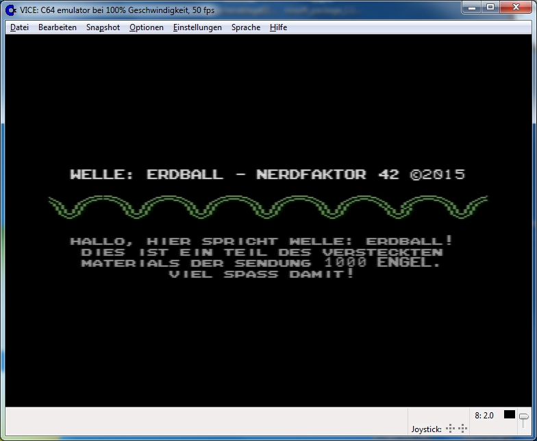 Screenshot C64 Emulator