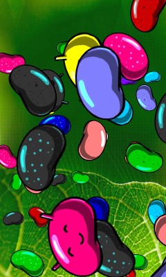 Viele bunte Jelly Beans