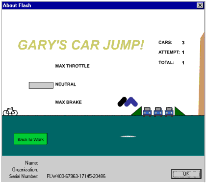 Minispiel Car Jump