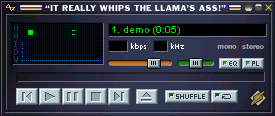 It really whips the Llama´s ass!
