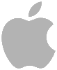 Logo der Firma Apple: Der angebissene Apfel