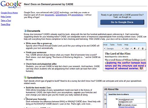 Screenshot Docs on Demand