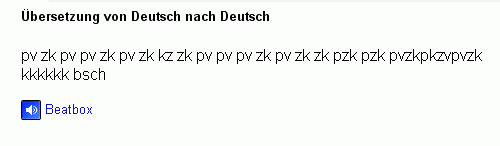 und hier auf anhören klicken (Das Lautsprechersymbol)