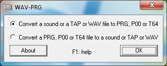Aufnehmen  und konvertieren in eine C64 Datei