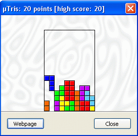 Minispiel Tetris