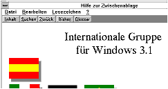 Internationale Gruppe für Windows 3.1