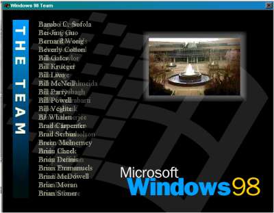Windows 98 Entwicklerteam